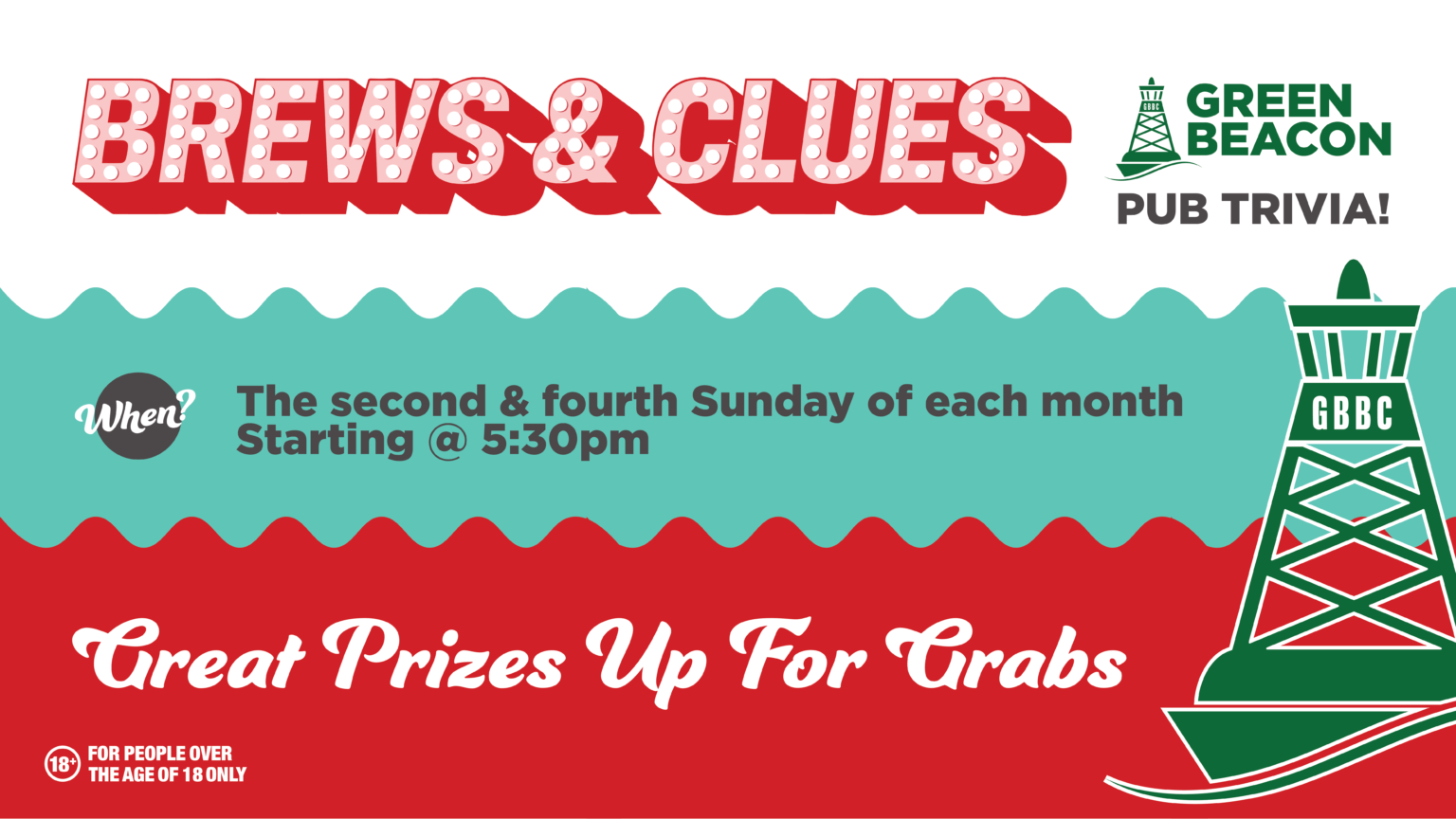 Brews & Clues Pub Trivia Green Beacon Brewing Co